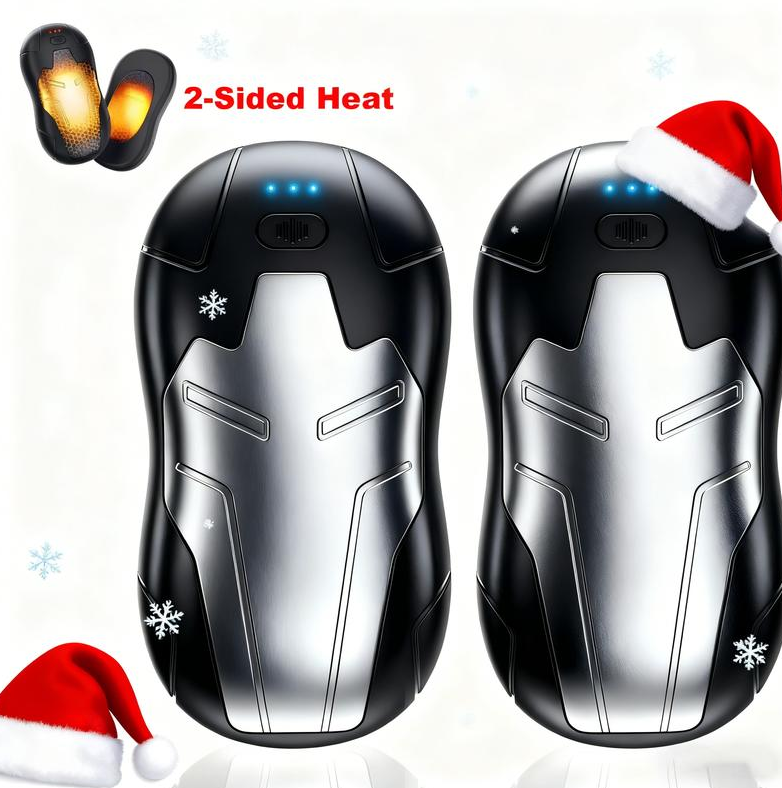 FANDLISS Rechargeable Hand Warmers 6000mAh – 2 Pack