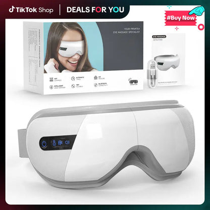 Heated Eye Mask Massager for Relaxation & Sleep& Music